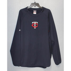 NEW Minnesota Twins Therma Base Training L/S Jacket Sweatshirt Men 2XL NWOT
